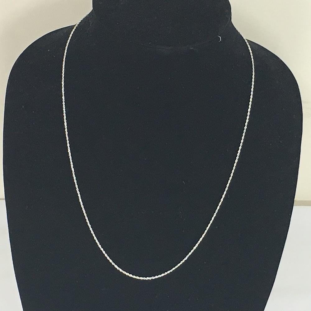 Brand New Sterling Silver Diamond Cut Rope Chain